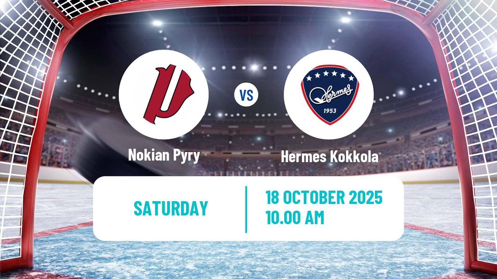Hockey Finnish Mestis Nokian Pyry - Hermes Kokkola