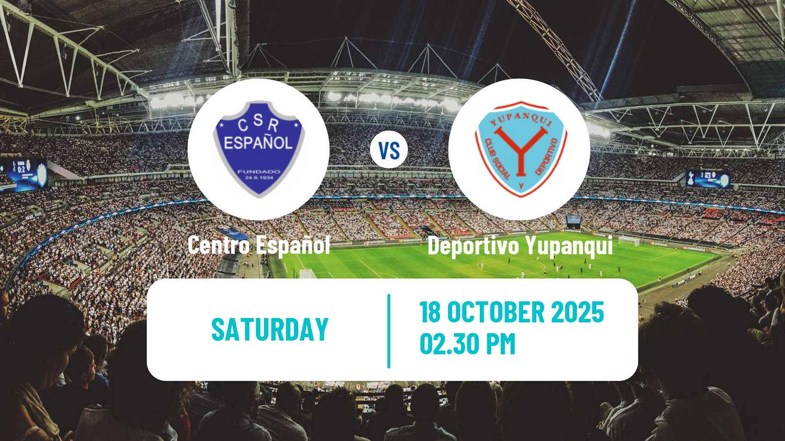 Football Argentinian Primera C Centro Español - Deportivo Yupanqui