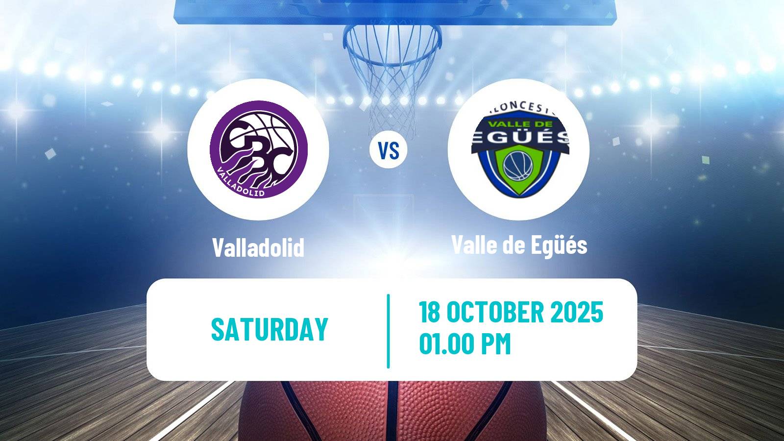 Basketball Spanish LEB Plata Valladolid - Valle de Egüés
