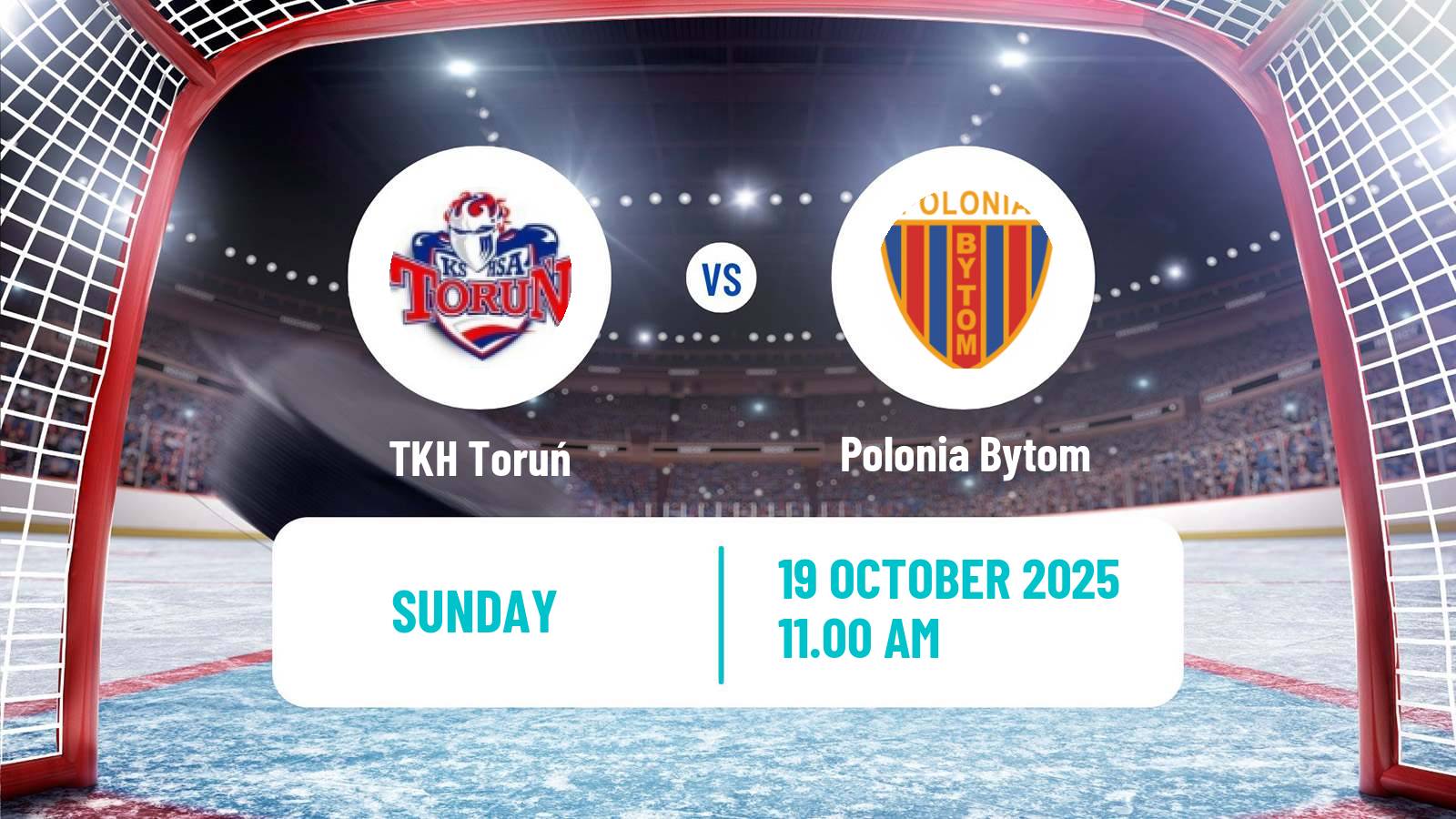 Hockey Polska Liga Hokejowa TKH Toruń - Polonia Bytom