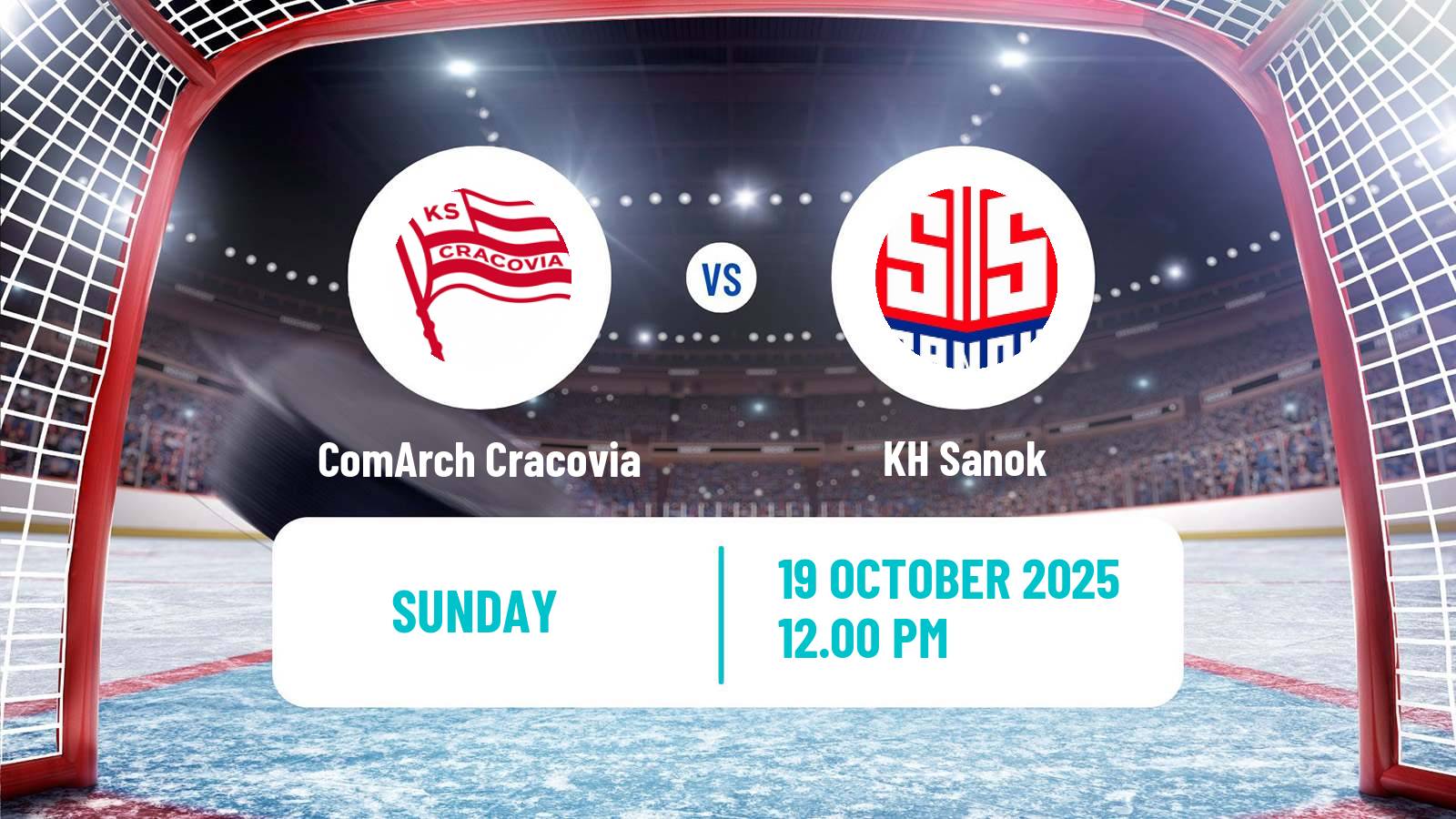 Hockey Polska Liga Hokejowa ComArch Cracovia - KH Sanok