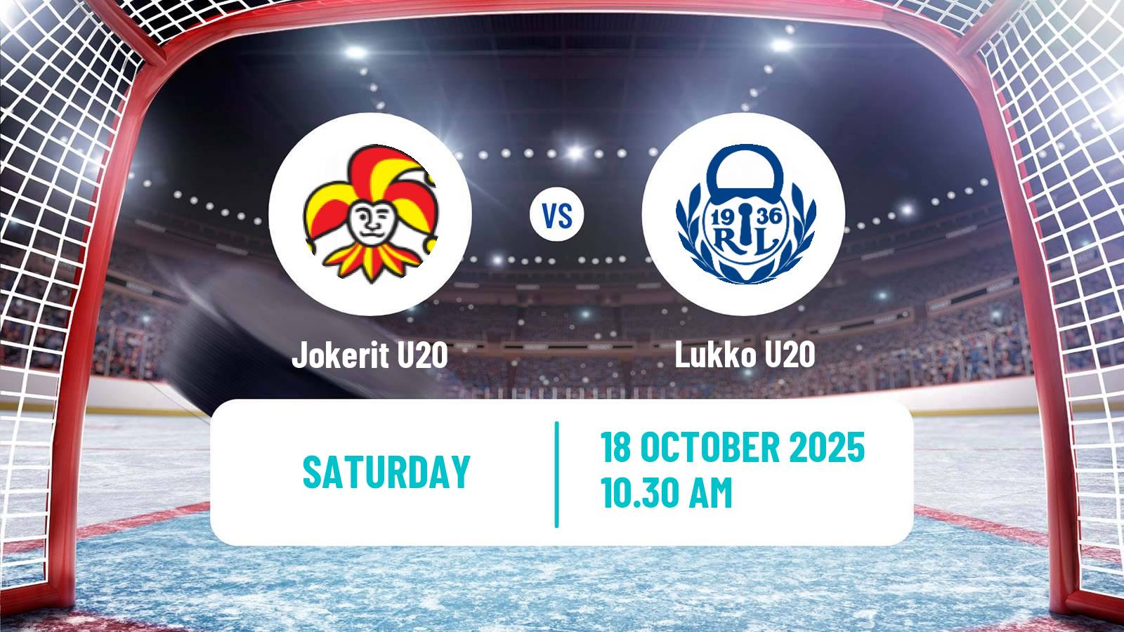 Hockey Finnish SM-sarja U20 Jokerit U20 - Lukko U20
