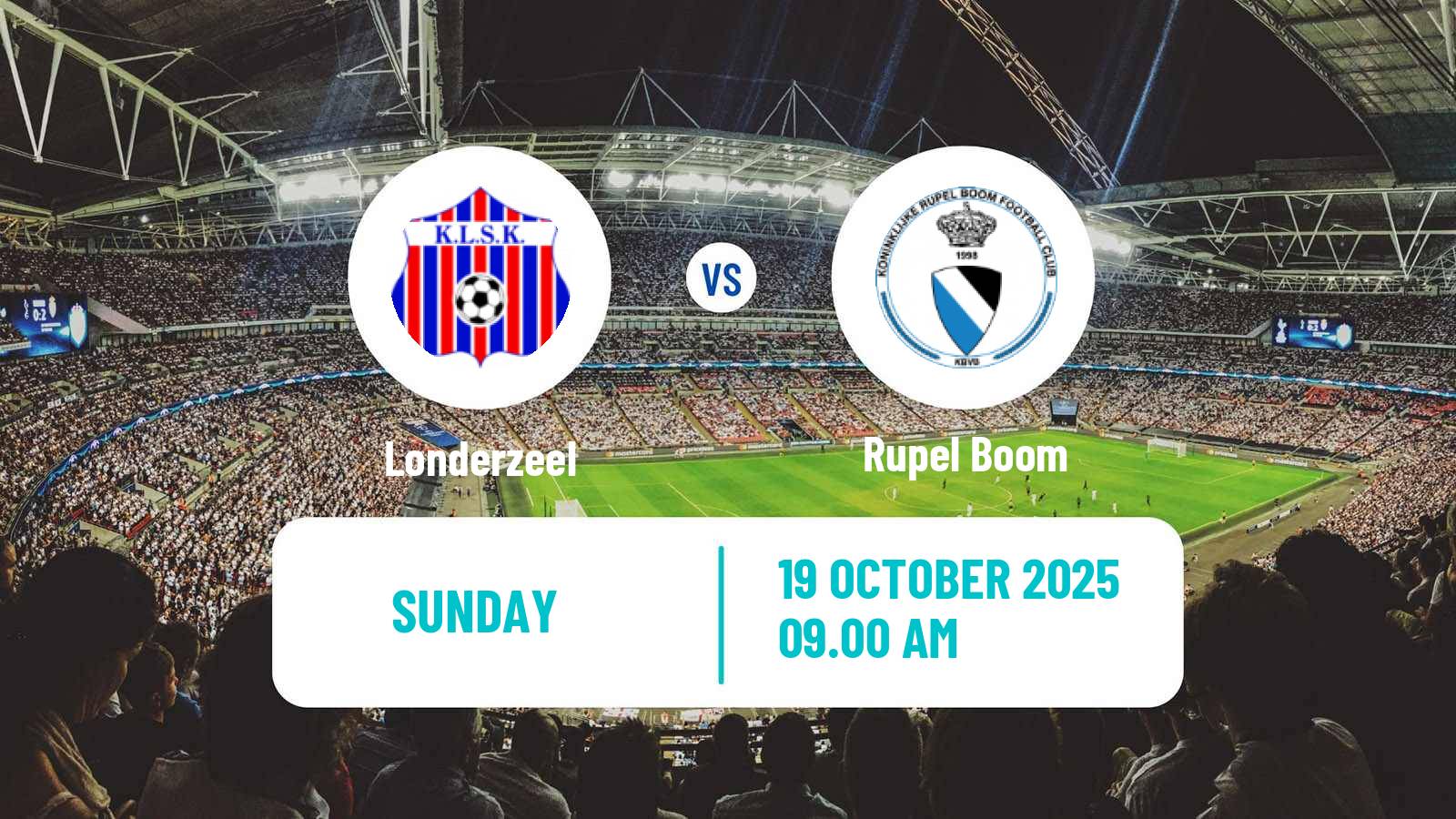 Football Belgian Second Amateur Division Group B Londerzeel - Rupel Boom