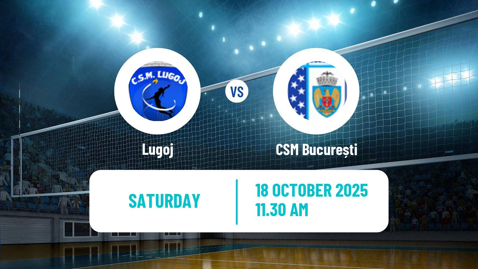 Volleyball Romanian Divizia A1 Volleyball Women Lugoj - CSM București