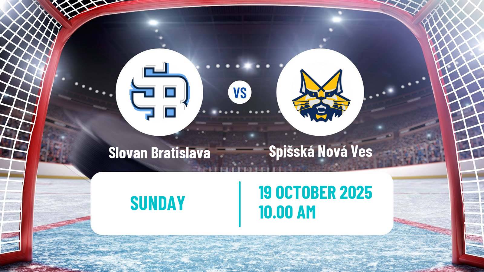 Hockey Slovak Extraliga Slovan Bratislava - Spišská Nová Ves