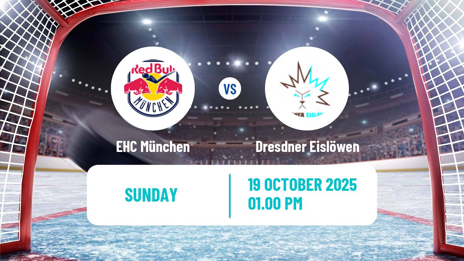 Hockey German Ice Hockey League EHC München - Dresdner Eislöwen