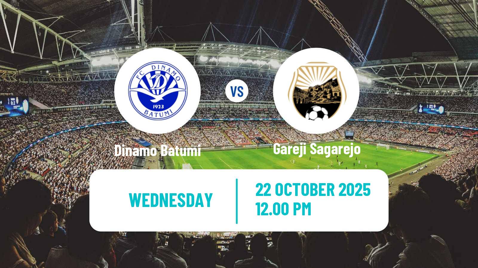 Football Georgian Erovnuli Liga Dinamo Batumi - Gareji Sagarejo
