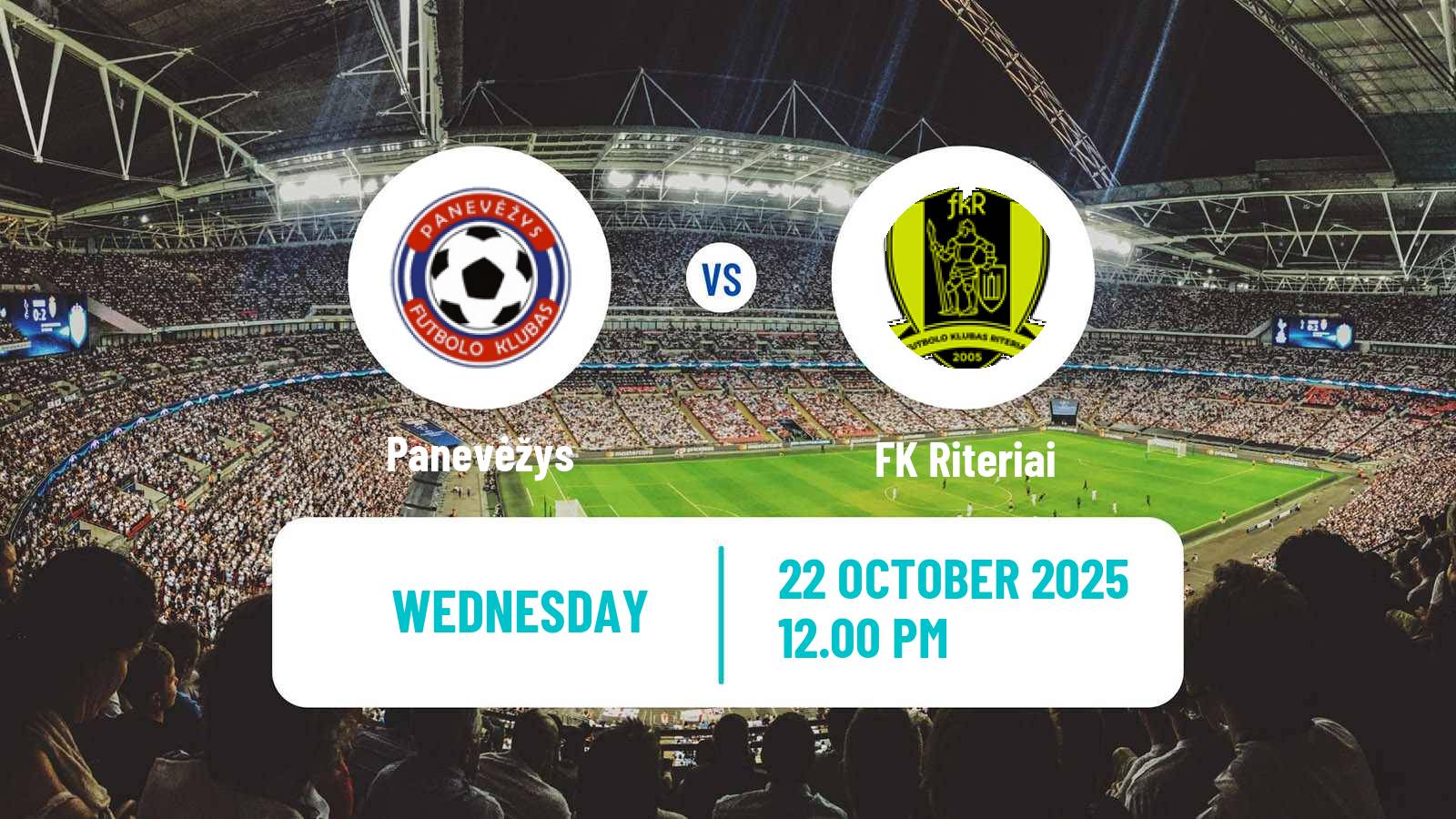 Football Lithuanian A Lyga Panevėžys - Riteriai