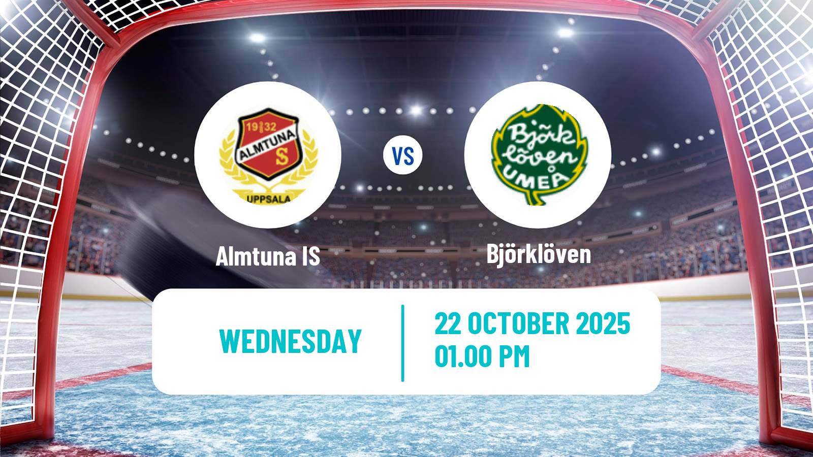 Hockey Swedish Hockey Allsvenskan Almtuna IS - Björklöven