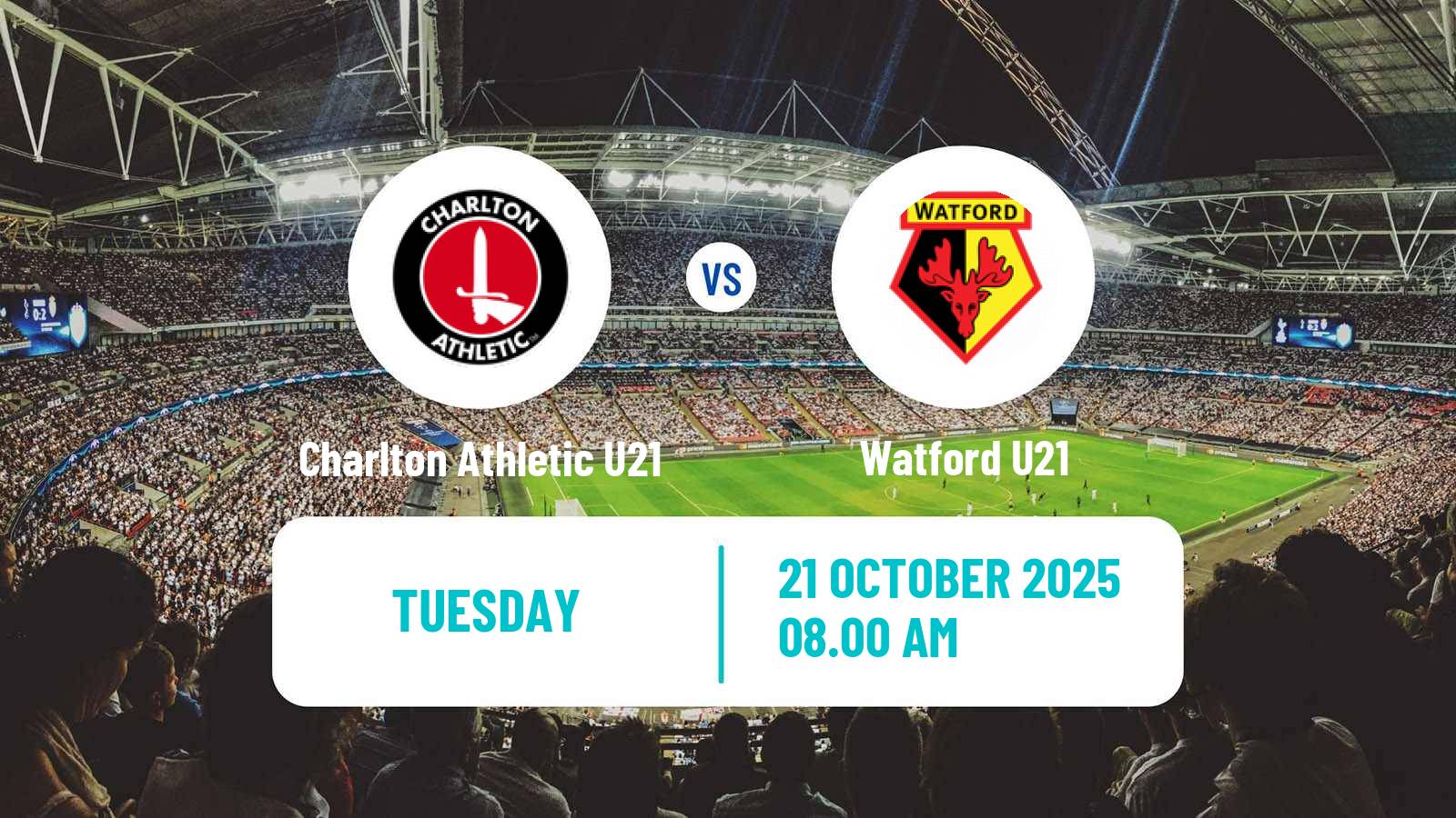 Football English Professional Development League Charlton Athletic U21 - Watford U21