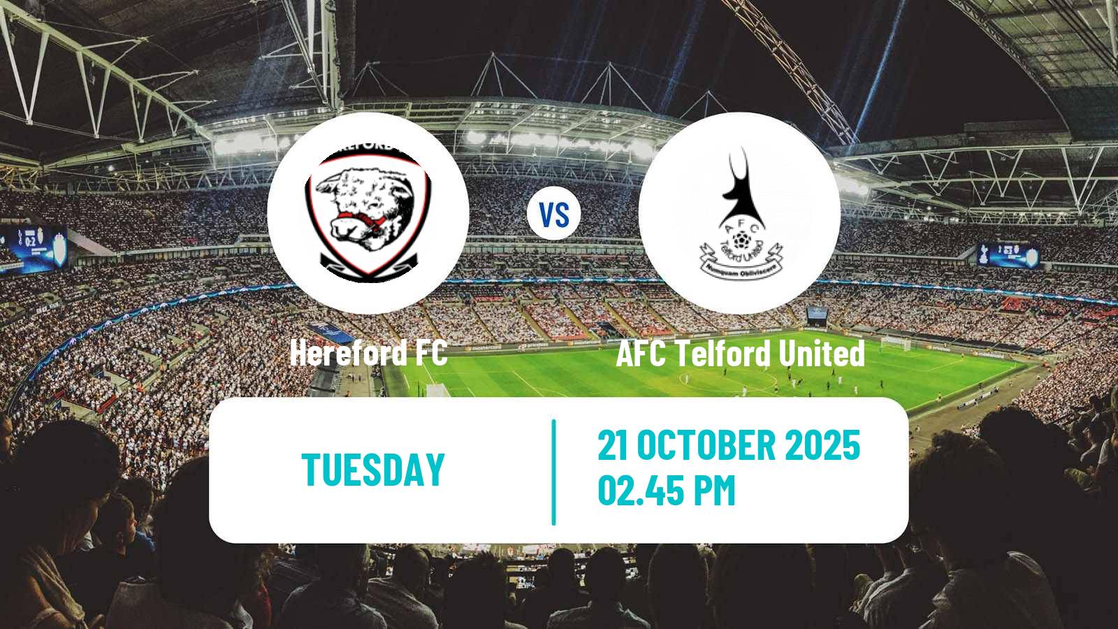 Football English National League North Hereford - AFC Telford United
