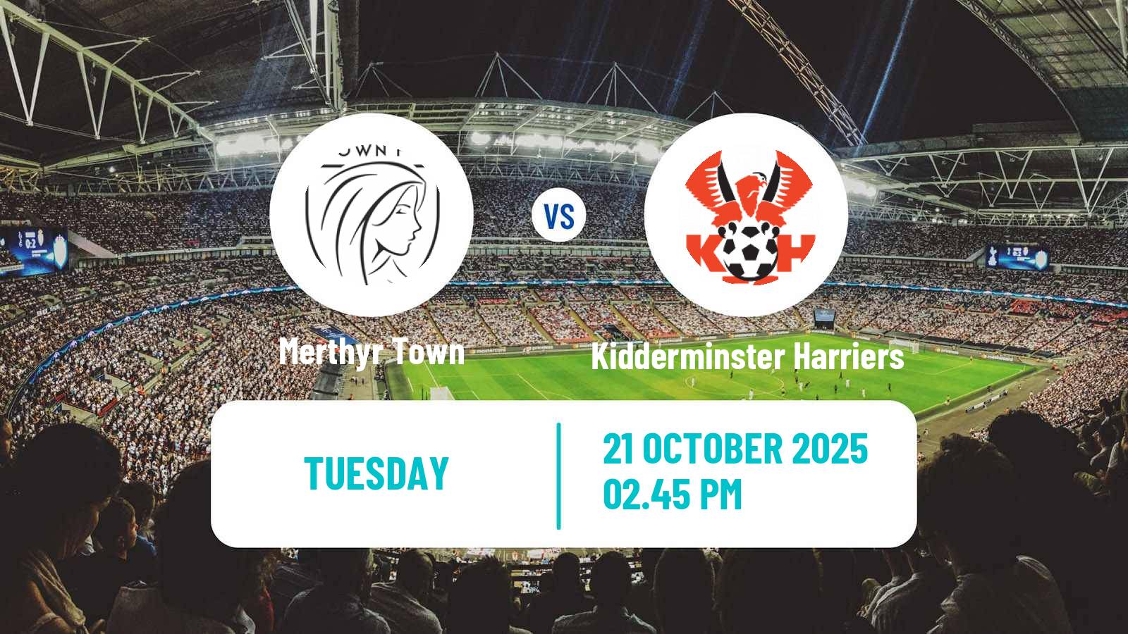 Football English National League North Merthyr Town - Kidderminster Harriers