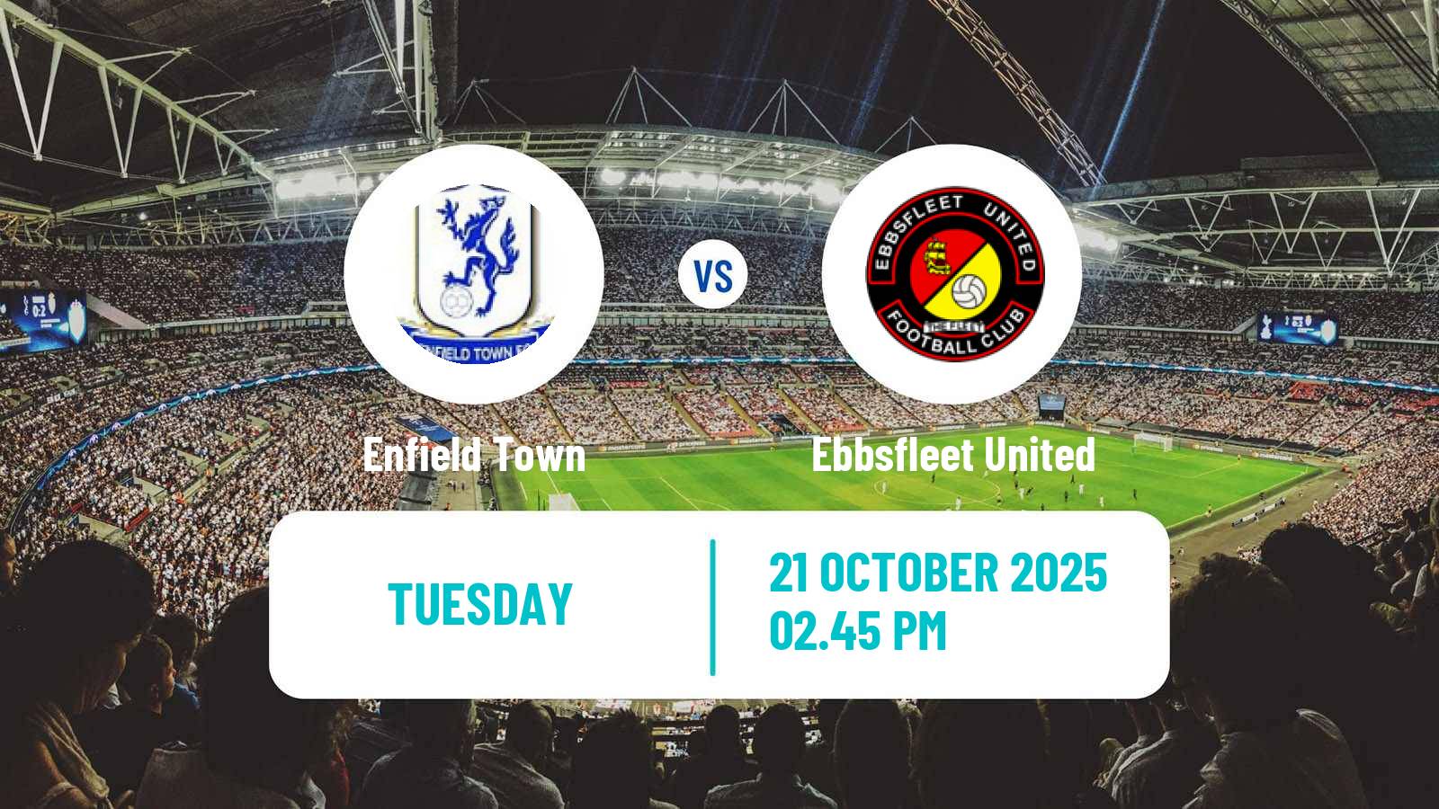 Football English National League South Enfield Town - Ebbsfleet United