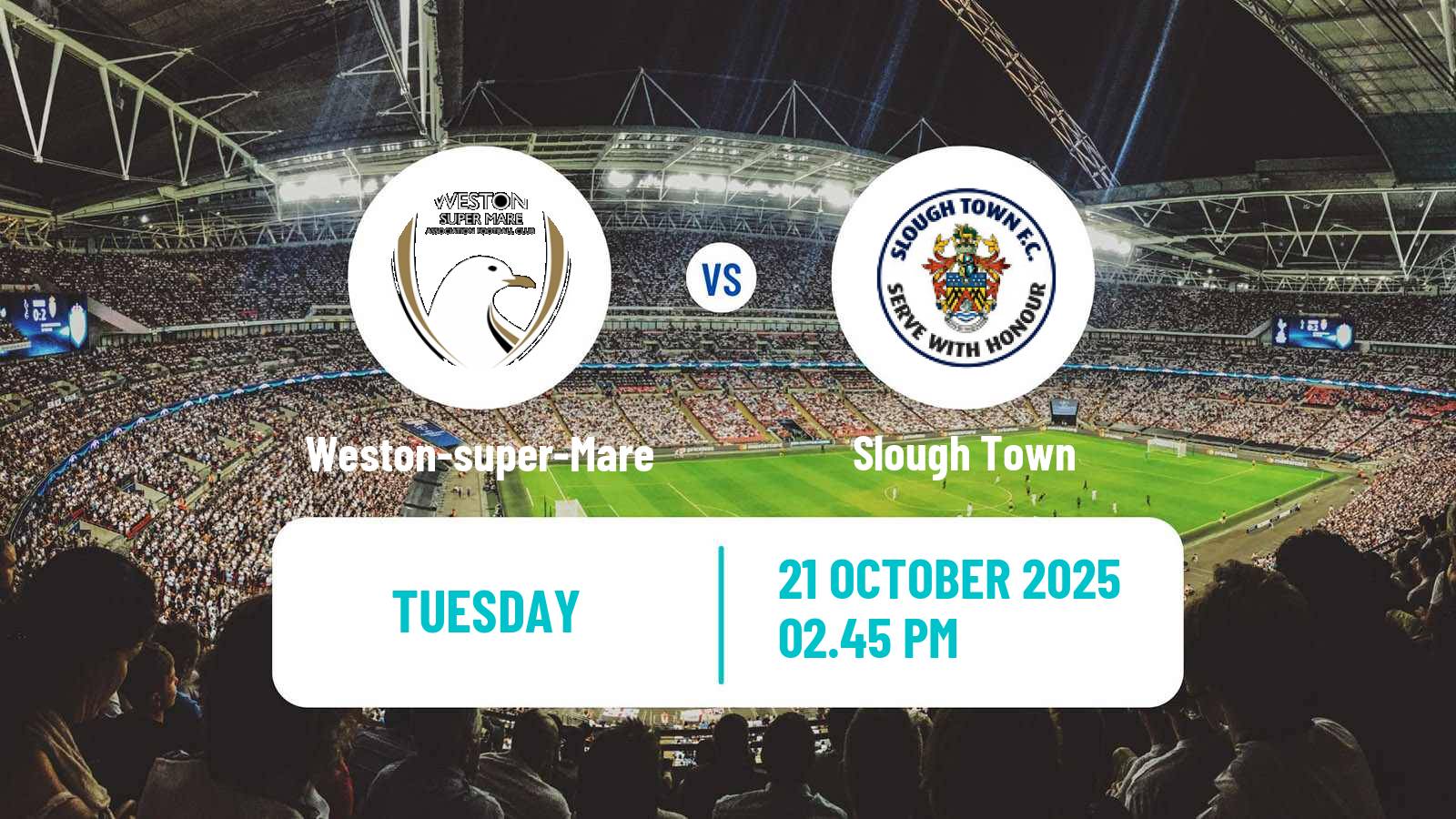 Football English National League South Weston-super-Mare - Slough Town