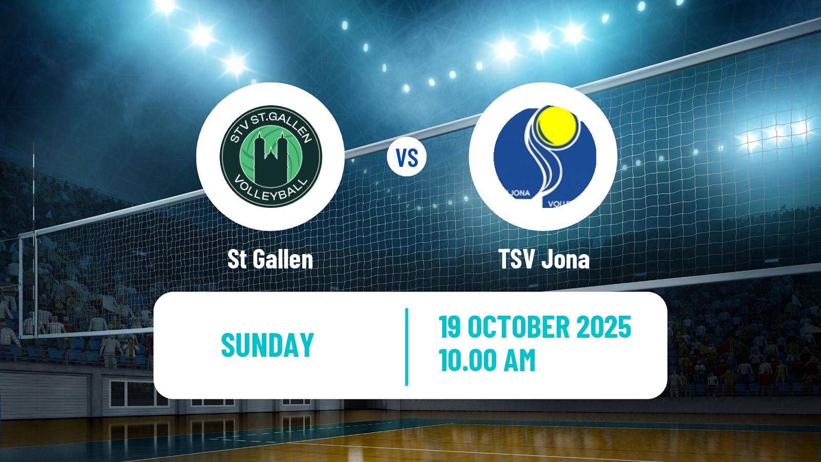 Volleyball Swiss NLA Volleyball St Gallen - TSV Jona