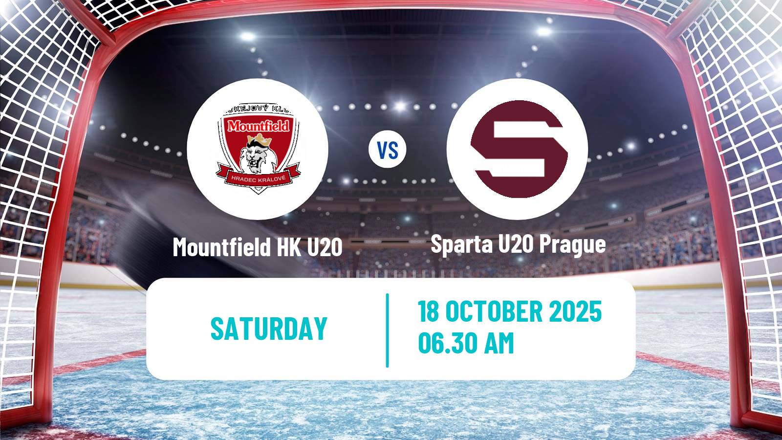 Hockey Czech ELJ Mountfield HK U20 - Sparta U20 Prague