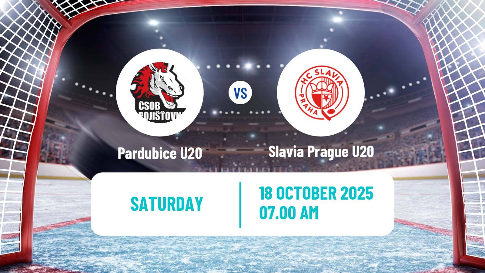 Hockey Czech ELJ Pardubice U20 - Slavia Prague U20
