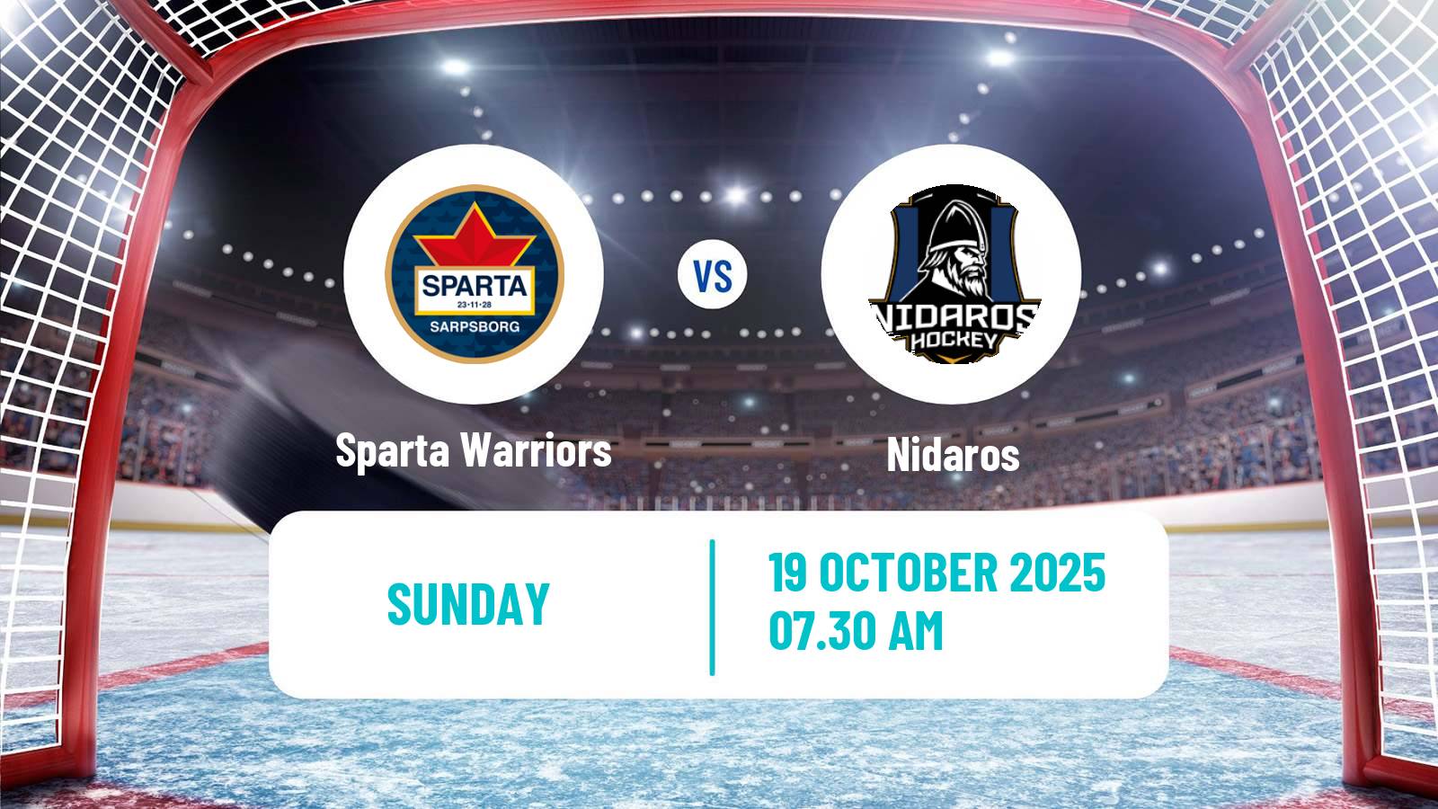Hockey Norwegian Ligaen Hockey Sparta Warriors - Nidaros