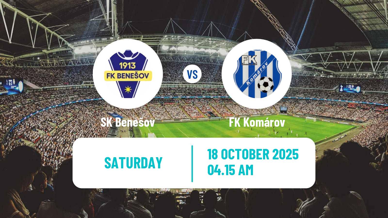Football Czech Division A Benešov - Komárov