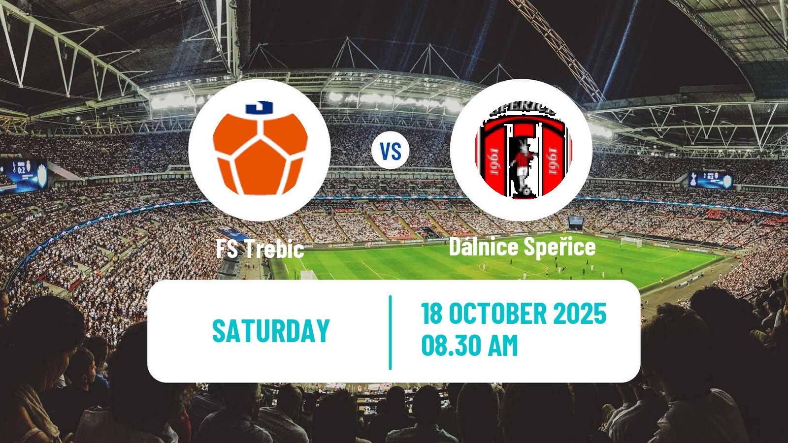 Football Czech Division D FS Trebic - Dálnice Speřice