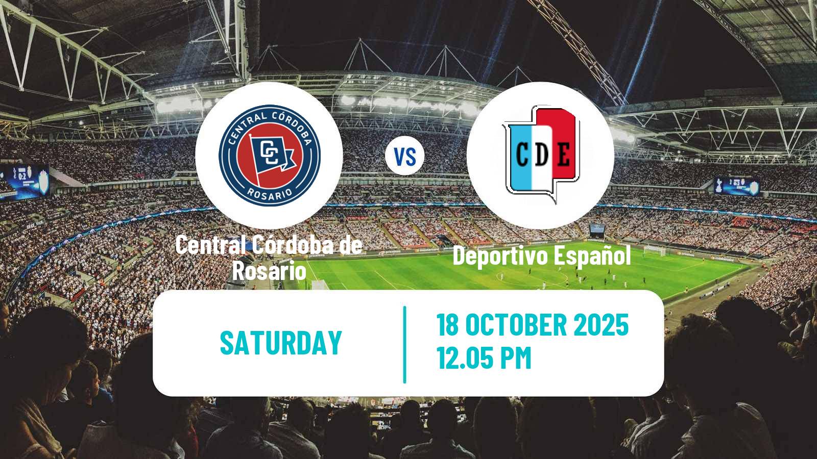 Football Argentinian Primera C Central Córdoba de Rosario - Deportivo Español