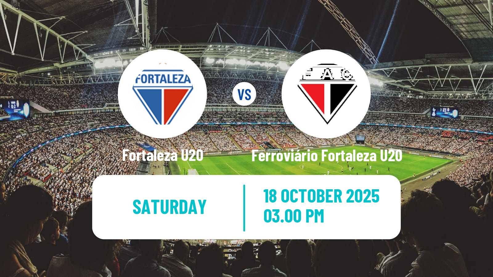 Football Brazilian Cearense U20 Fortaleza U20 - Ferroviário Fortaleza U20