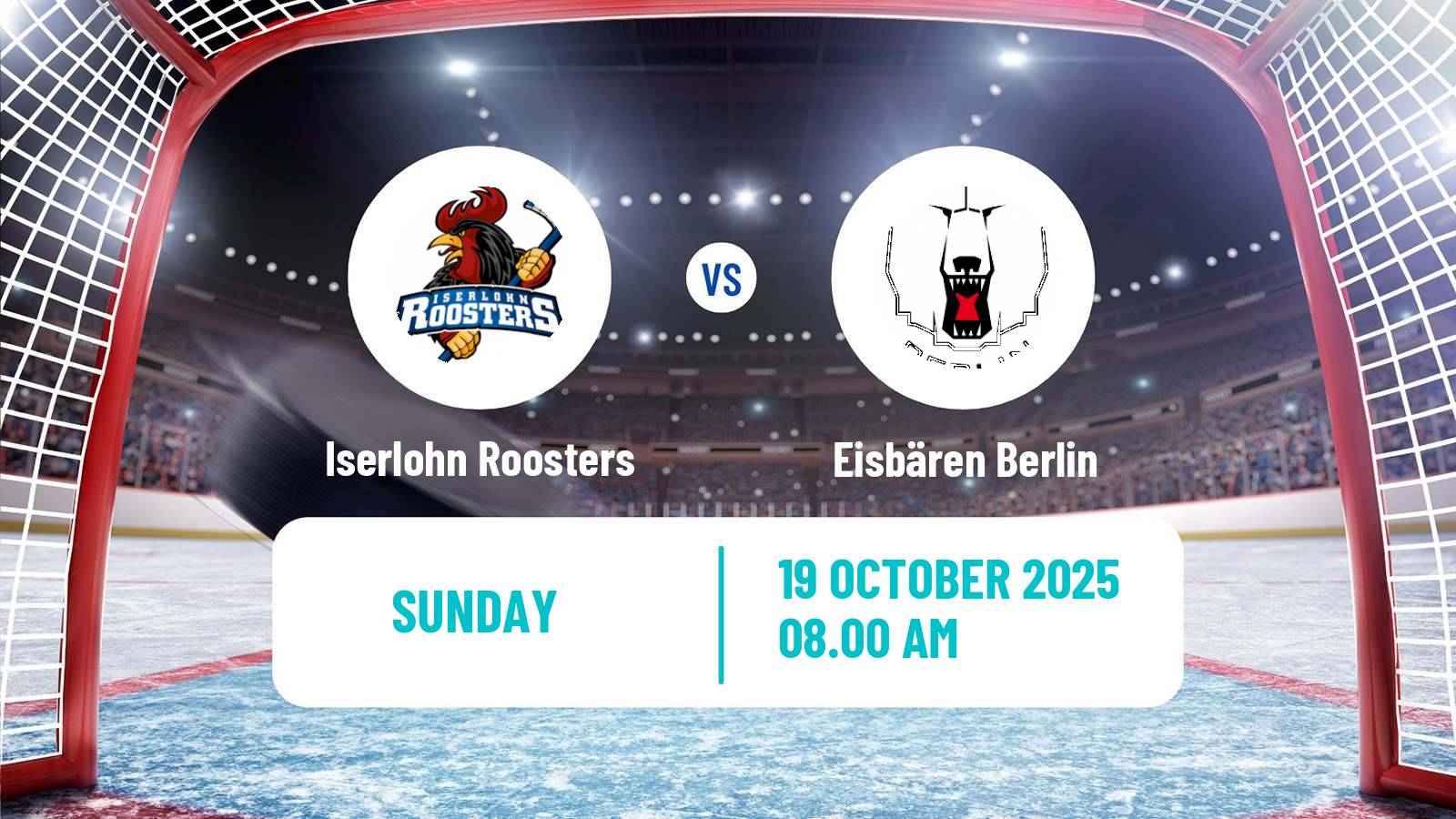 Hockey German Ice Hockey League Iserlohn Roosters - Eisbären Berlin