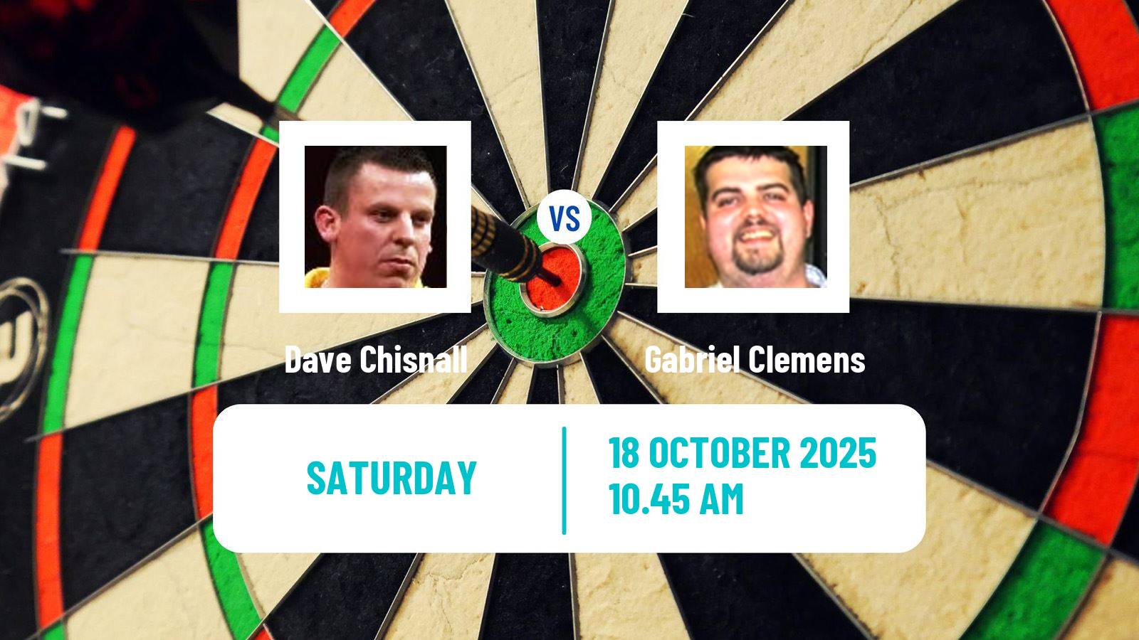 Darts European Tour 14 Dave Chisnall - Gabriel Clemens