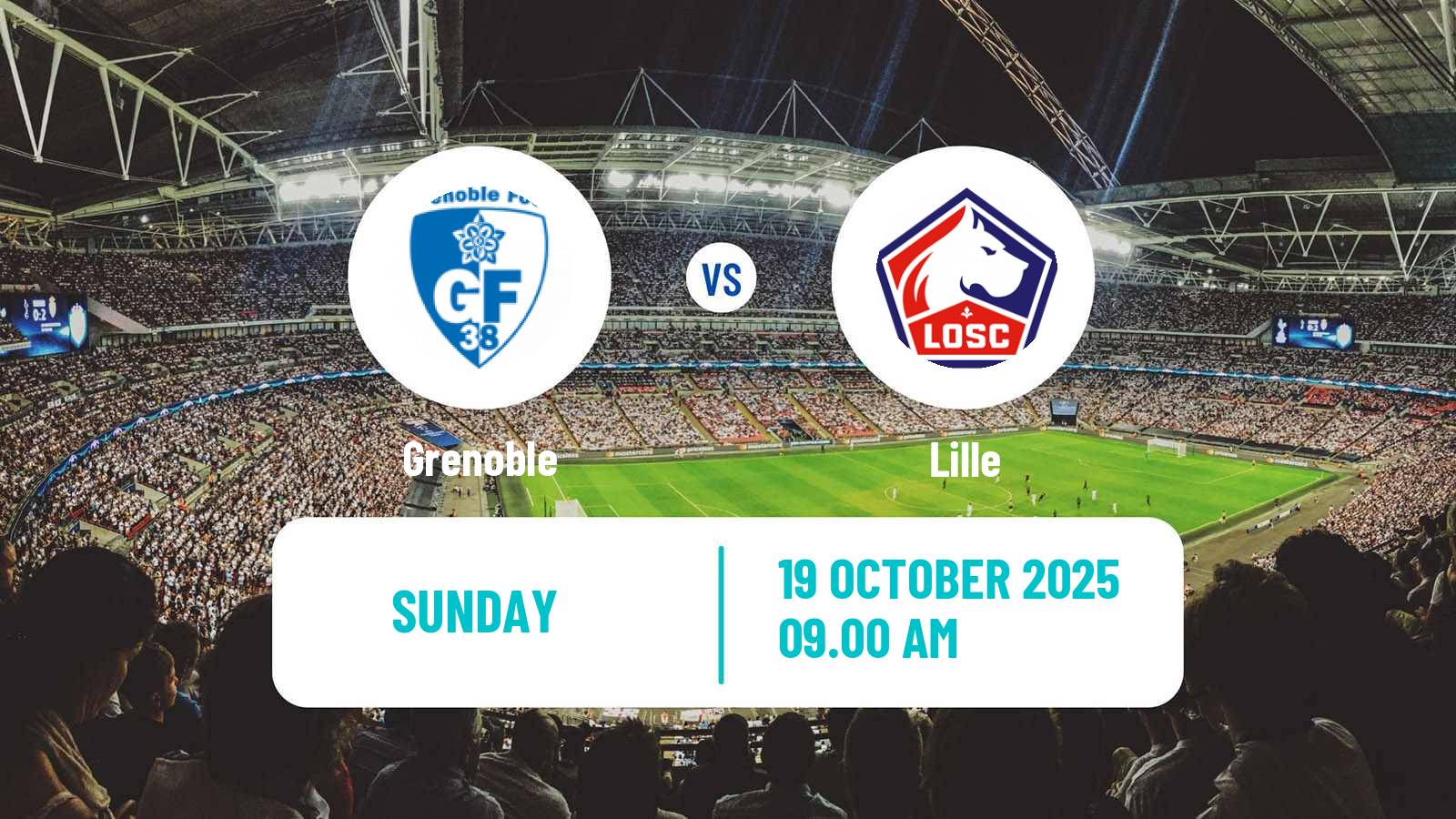 Football French Division 2 Women Grenoble - Lille