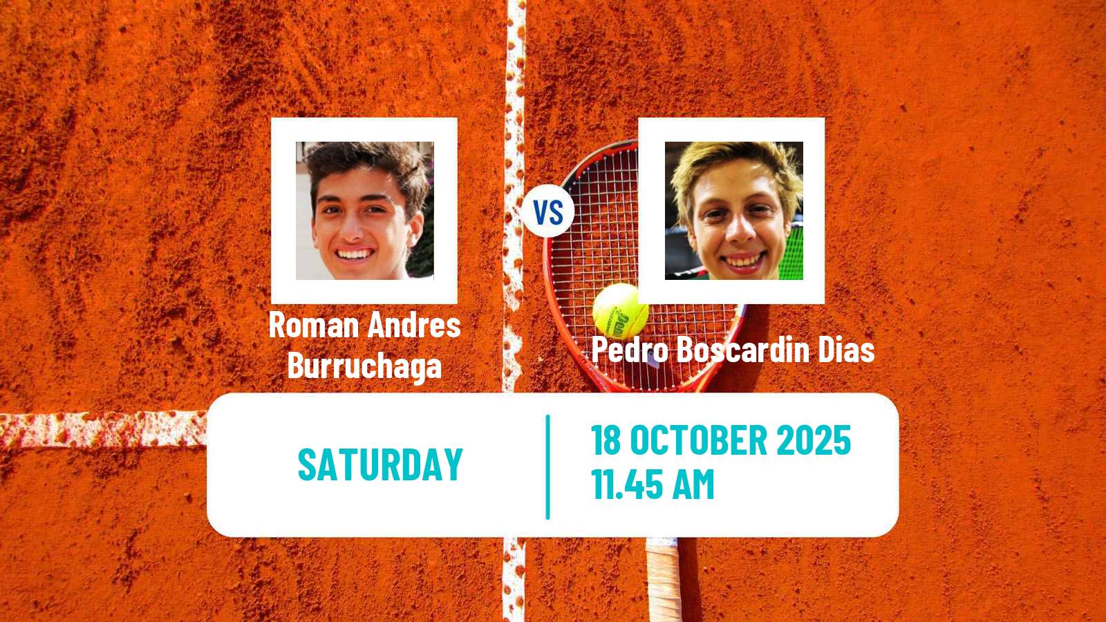 Tennis Curitiba Challenger Men Roman Andres Burruchaga - Pedro Boscardin Dias