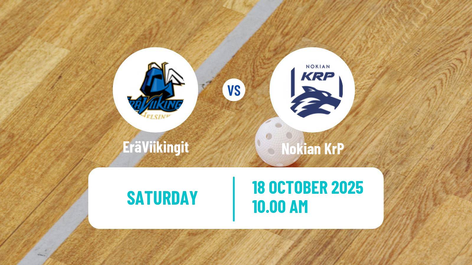 Floorball Finnish F-Liiga EräViikingit - Nokian KrP