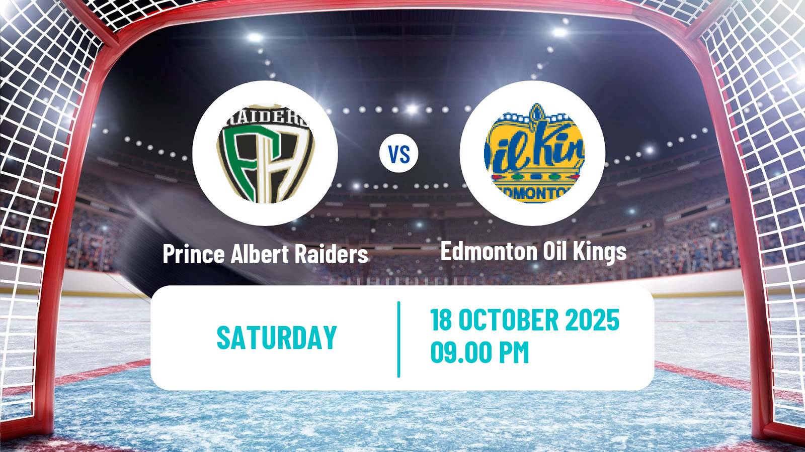 Hockey WHL Prince Albert Raiders - Edmonton Oil Kings