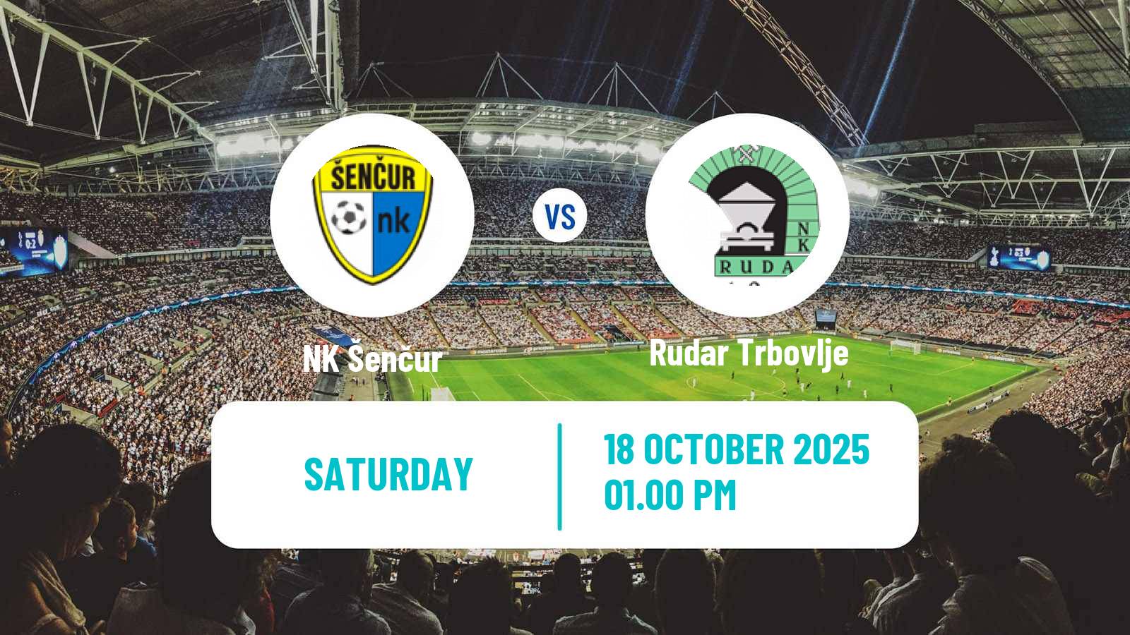 Football Slovenian 3 SNL West Šenčur - Rudar Trbovlje