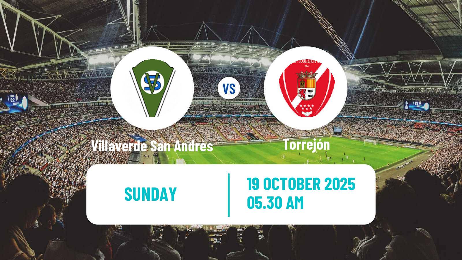 Football Spanish Tercera RFEF - Group 7 Villaverde San Andrés - Torrejón