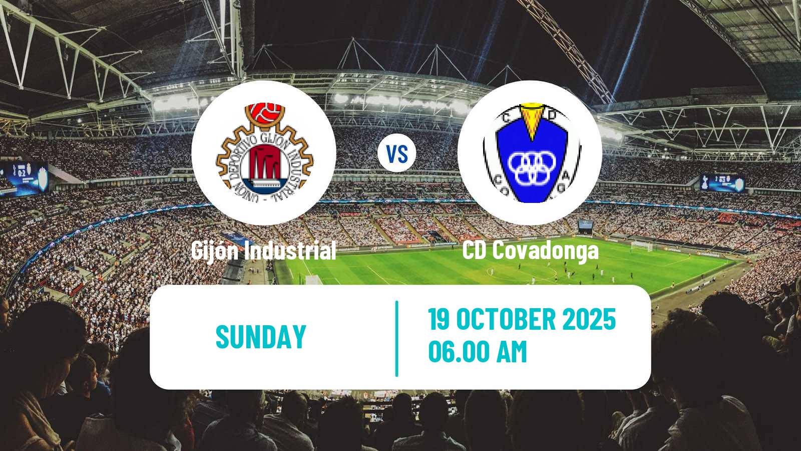 Football Spanish Tercera RFEF - Group 2 Gijón Industrial - Covadonga