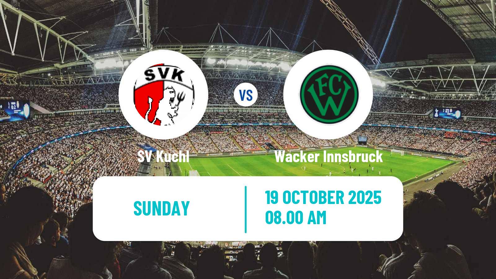 Football Austrian Regionalliga West Kuchl - Wacker Innsbruck