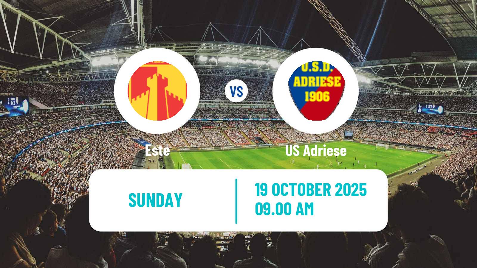 Football Italian Serie D - Group C Este - Adriese