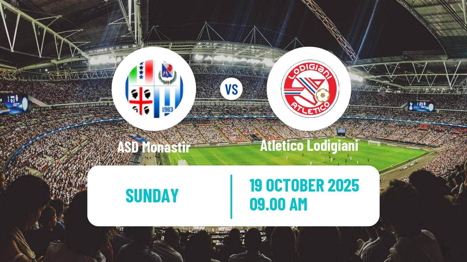 Football Italian Serie D - Group G Monastir - Atletico Lodigiani