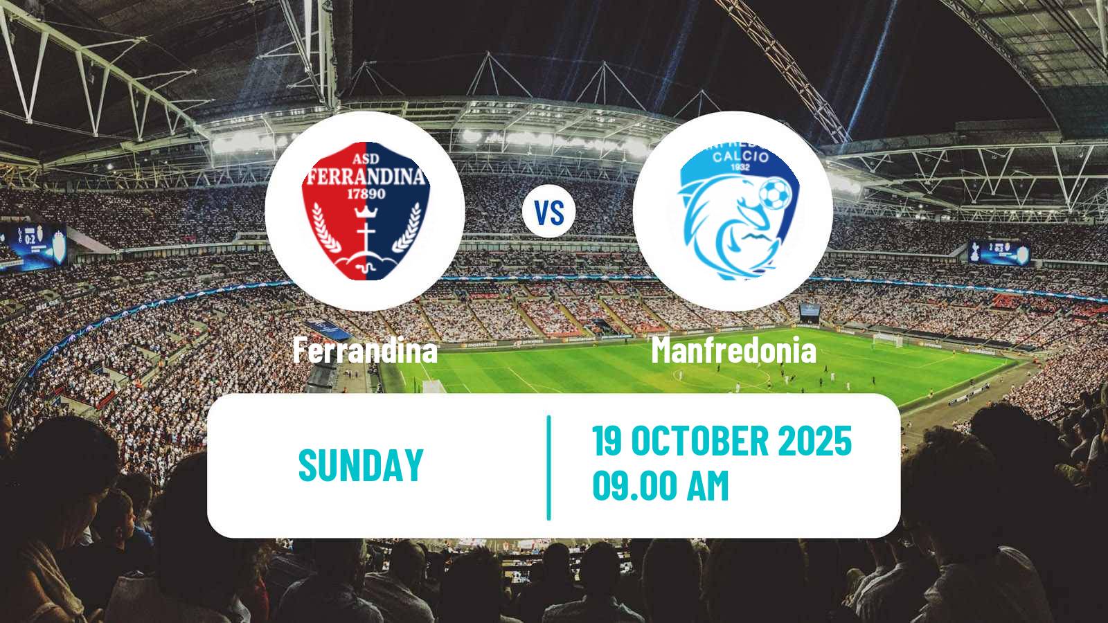 Football Italian Serie D - Group H Ferrandina - Manfredonia