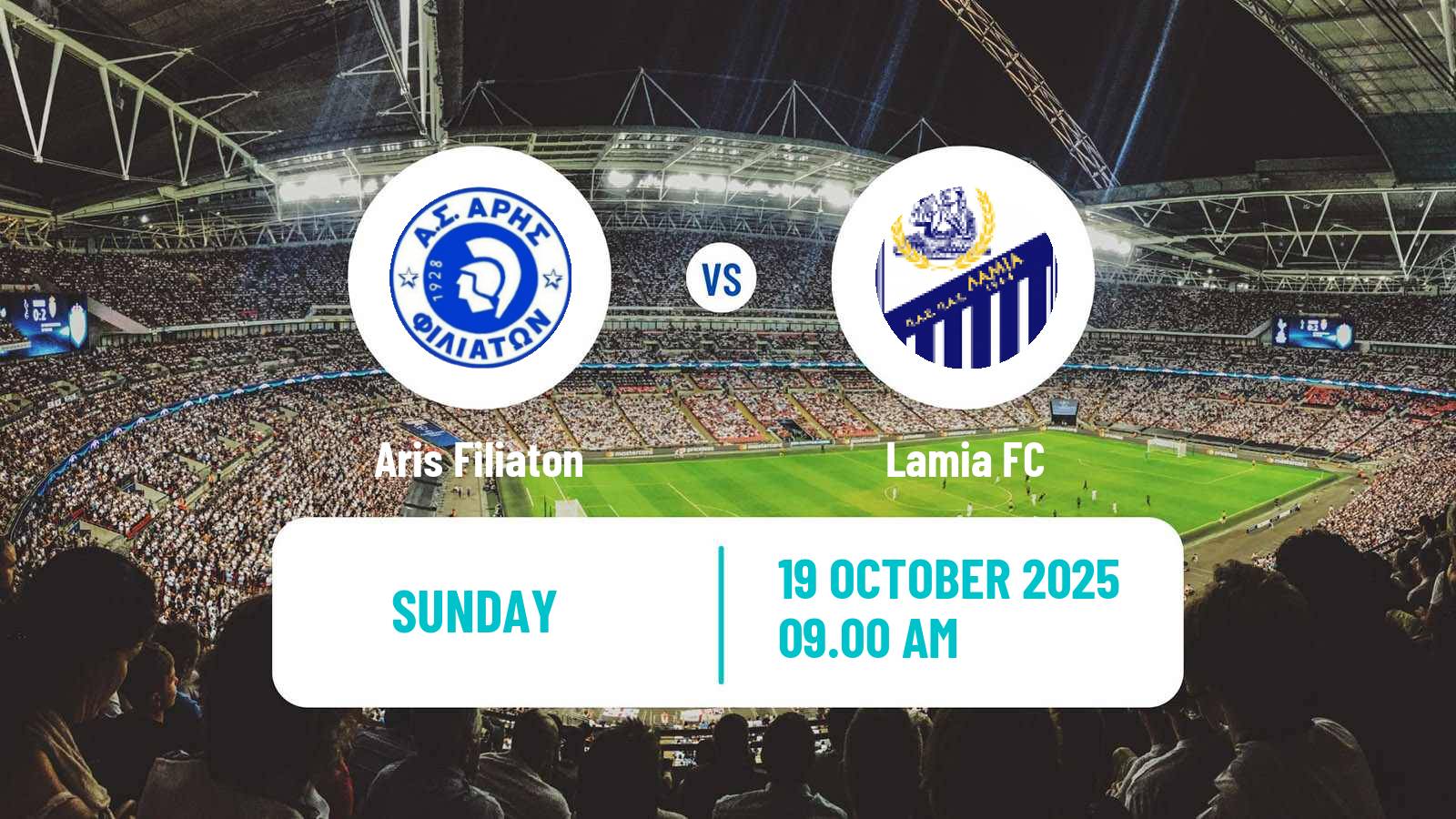 Football Greek Gamma Ethniki - Group 3 Aris Filiaton - Lamia