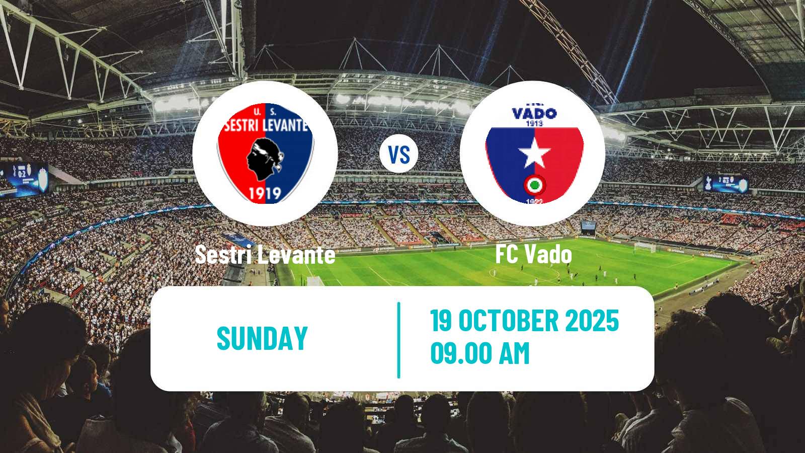 Football Italian Serie D - Group A Sestri Levante - Vado