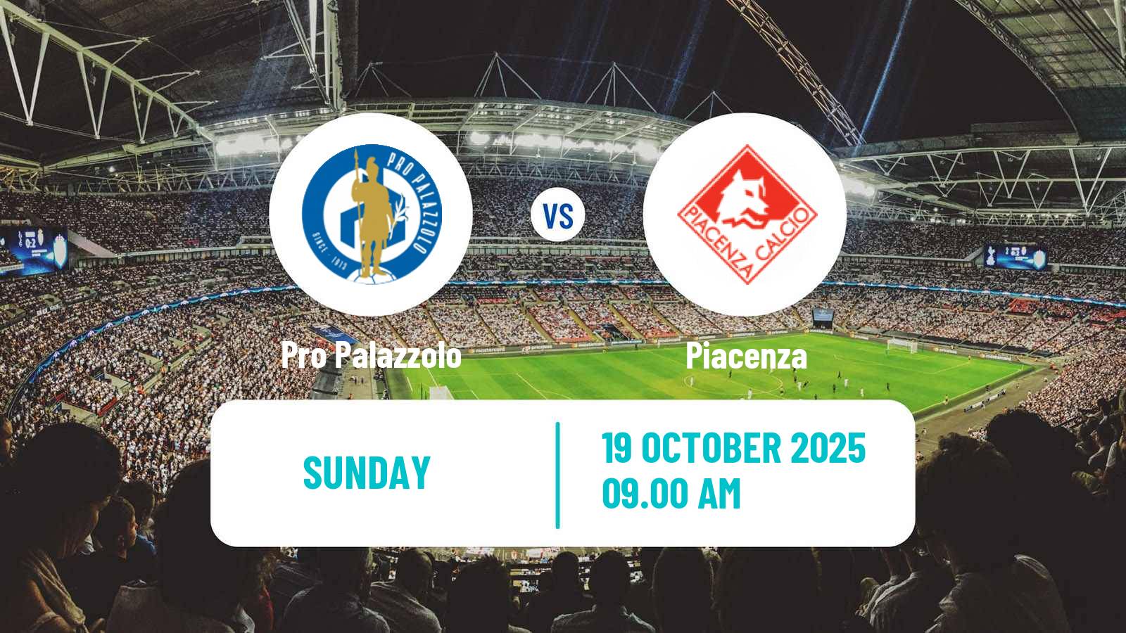 Football Italian Serie D - Group D Pro Palazzolo - Piacenza
