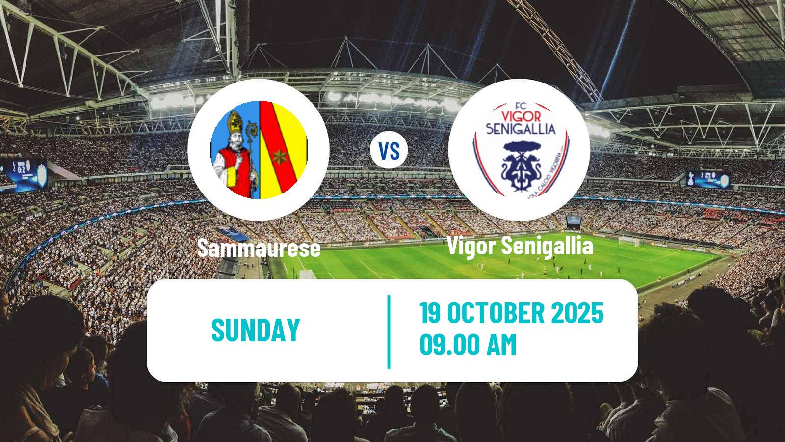 Football Italian Serie D - Group F Sammaurese - Vigor Senigallia