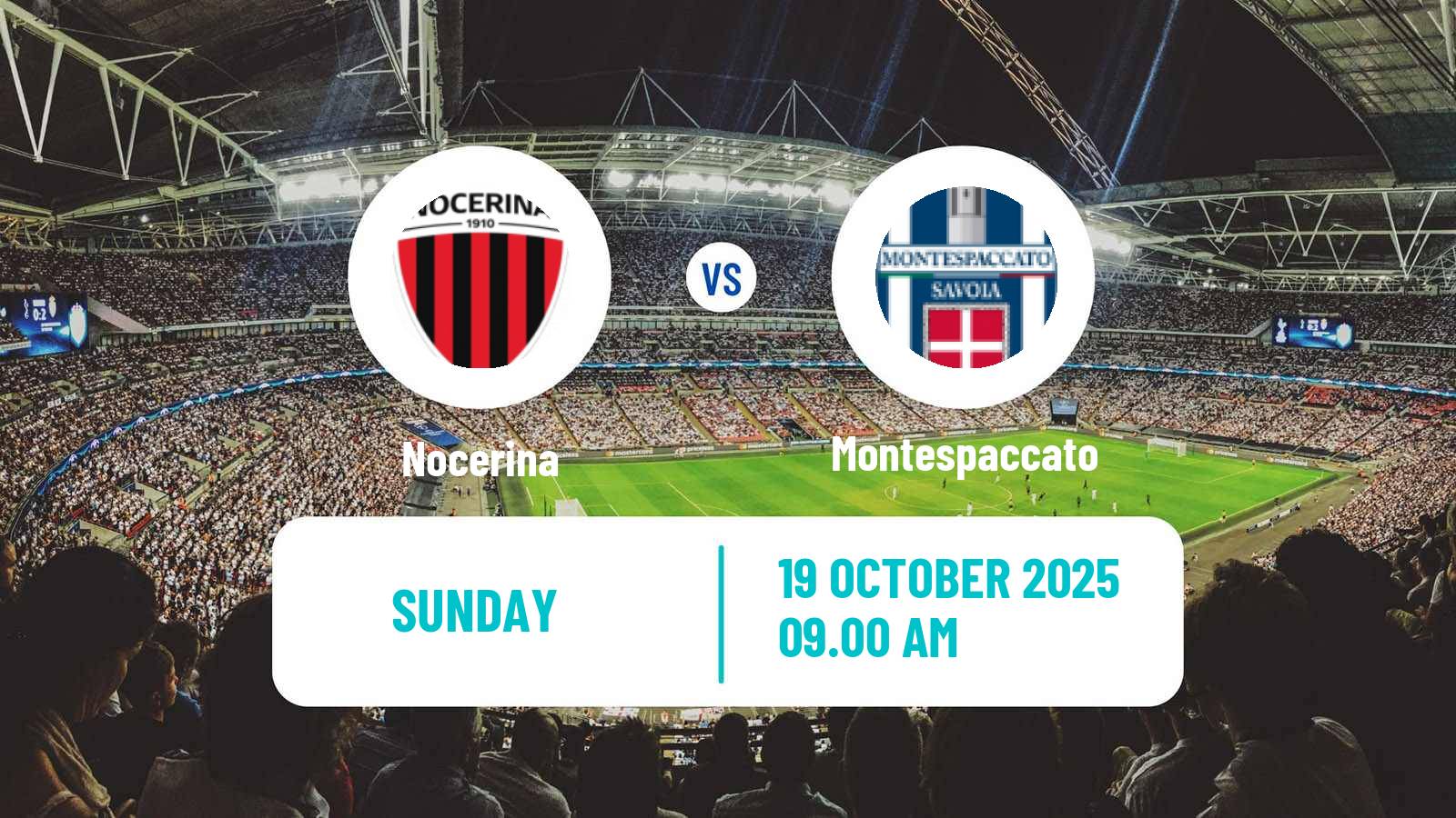 Football Italian Serie D - Group G Nocerina - Montespaccato