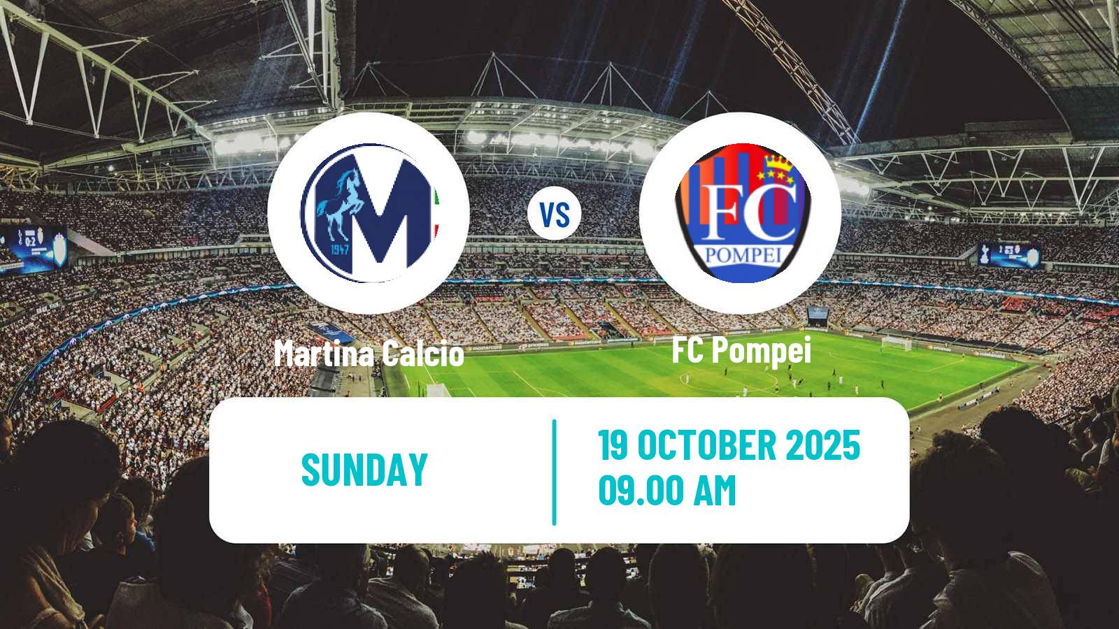 Football Italian Serie D - Group H Martina Calcio - Pompei
