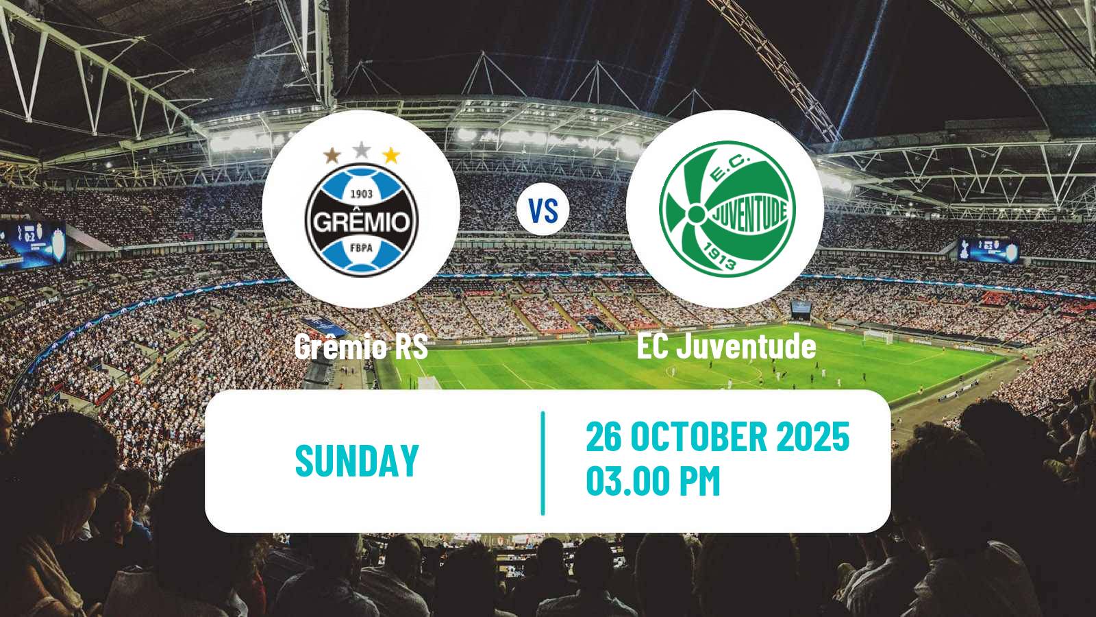 Football Brazilian Serie A Grêmio - Juventude