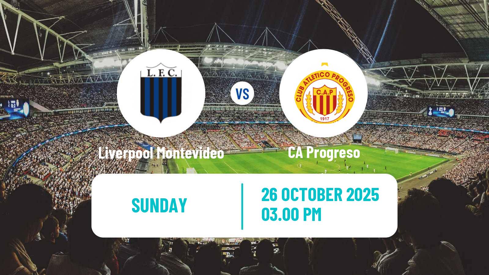 Football Uruguayan Primera Division Liverpool Montevideo - Progreso