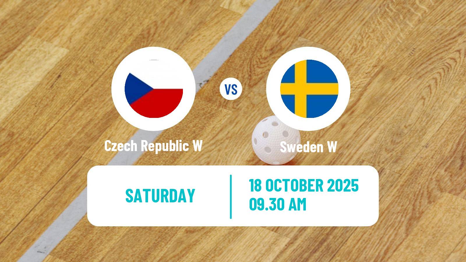 Floorball Euro Floorball Tour Women Switzerland Czech Republic W - Sweden W
