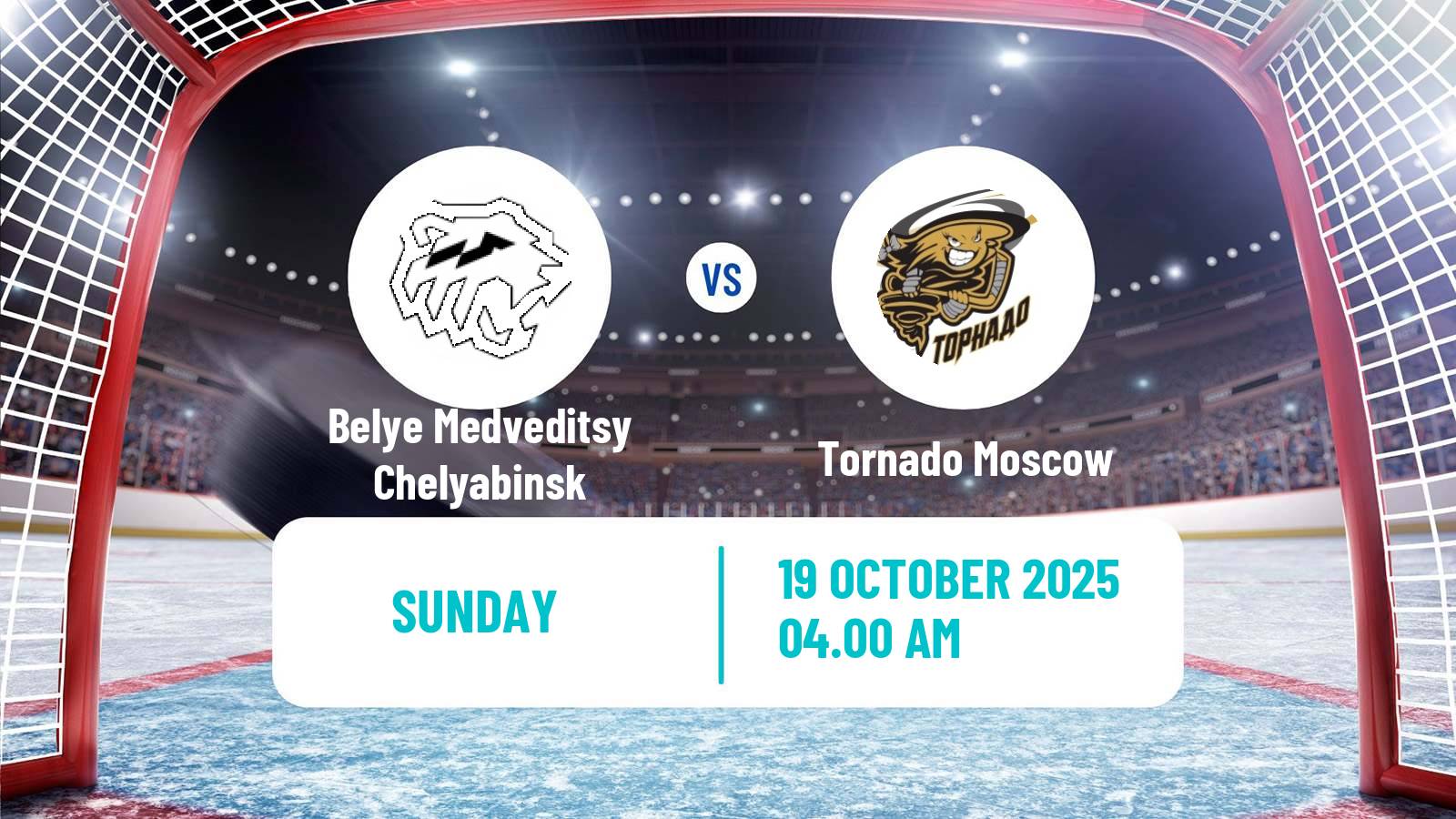 Hockey Russian WHL Belye Medveditsy Chelyabinsk - Tornado Moscow