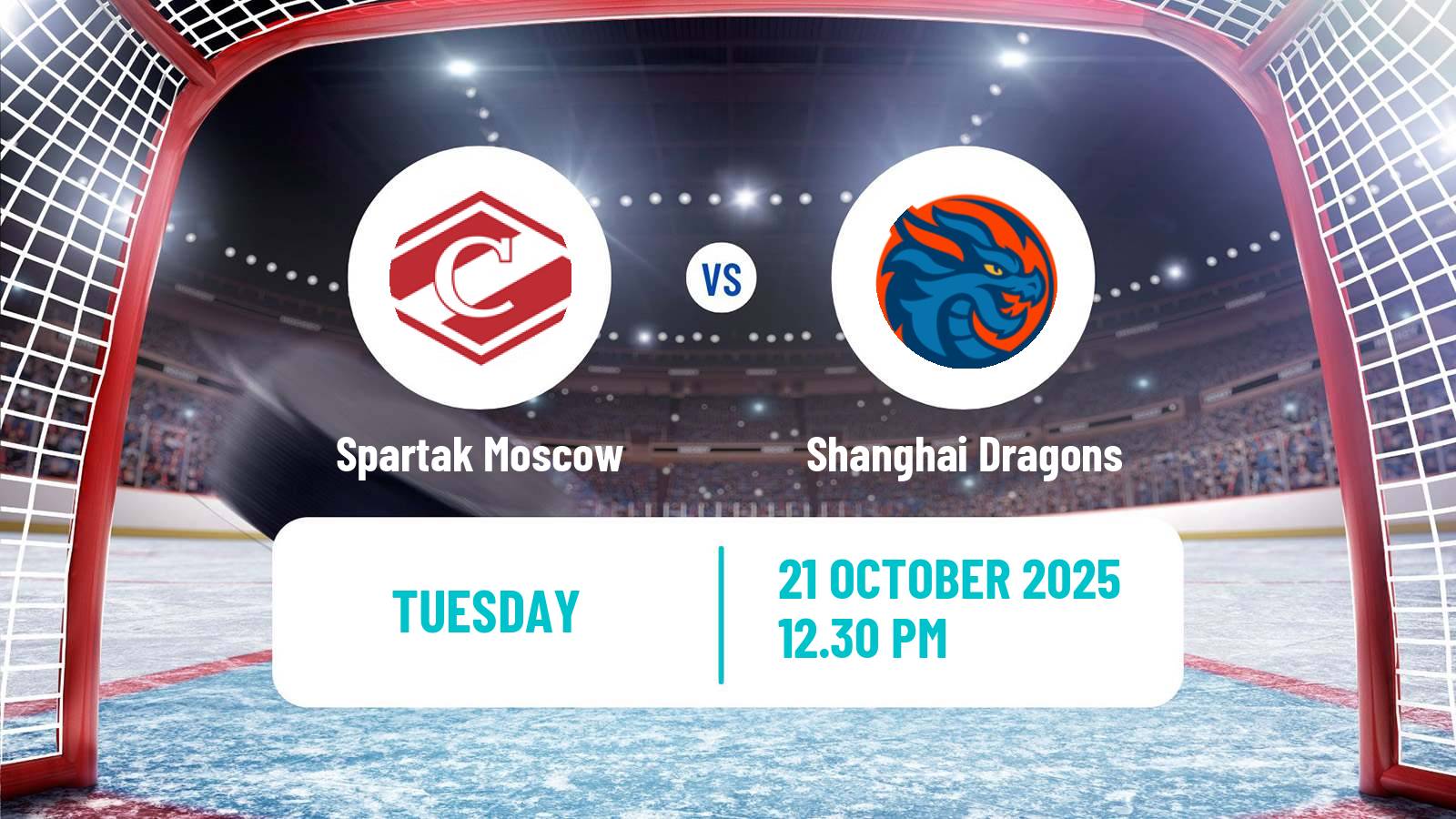 Hockey KHL Spartak Moscow - Shanghai Dragons